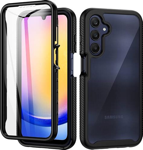 Seacosmo Samsung A25 Case Galaxy A25 Case With Screen Protector Full Body Shockproof