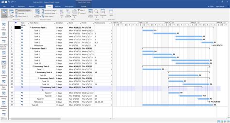 How To Make A Gantt Chart In Microsoft Project Seavus Project Viewer