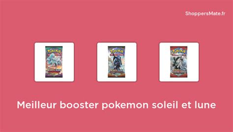 47 Meilleur Booster Pokemon Soleil Et Lune En 2023 Avis Prix