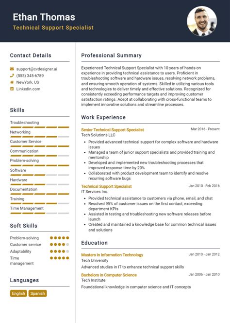 7 Technical Support Analyst Resume Examples And Templates For 2024