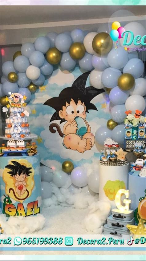 Goku Baby Shower Geburtstag Geburt