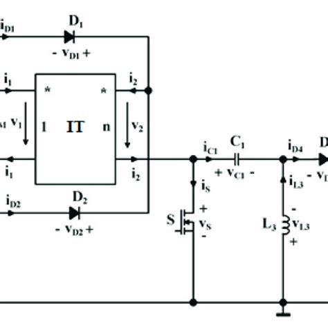 The Proposed Hybrid Sepic Based Converter With Coupled Inductors Download Scientific Diagram