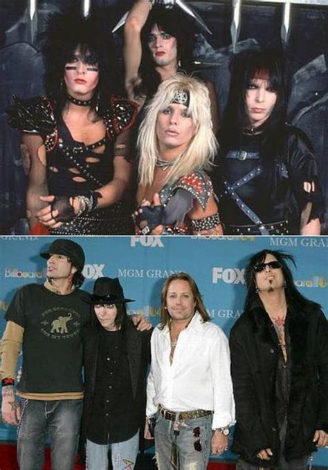 Rock Stars With And Without Makeup 11 Pics Motley Crue Tommy Lee