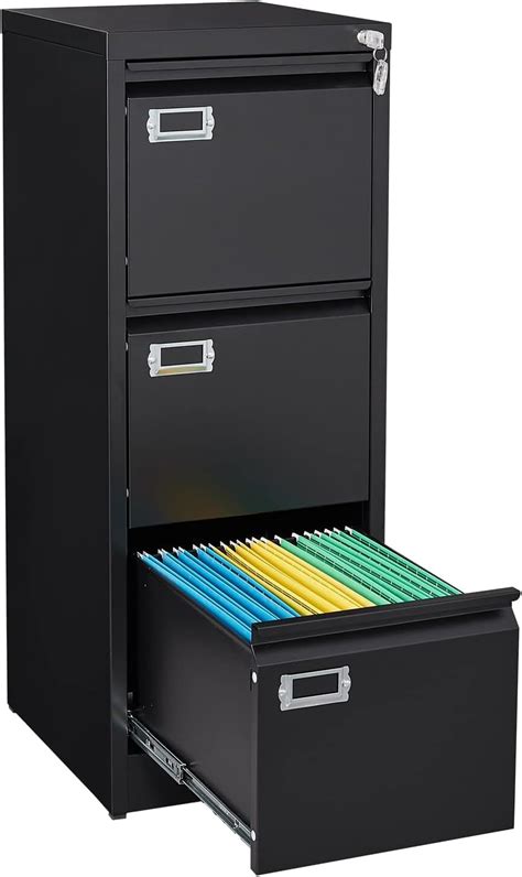 Lissimo Drawer File Cabinet Metal Vertical File Storage Cabinet With