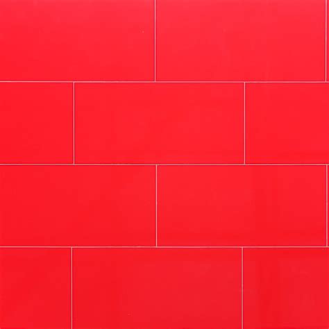 Falquon Glamour 8mm High Gloss Red Tile Effect 4v Laminate Flooring Sale Flooring Direct