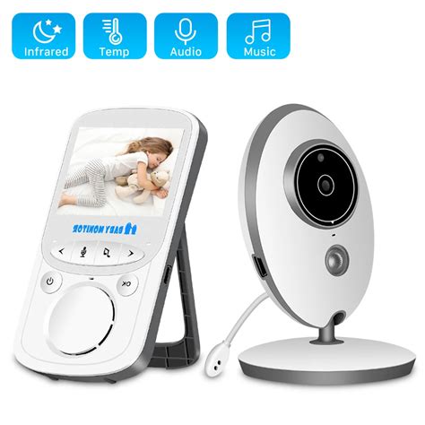 Wireless Lcd Audio Video Baby Monitor Radio Nanny Music Intercom Ir H