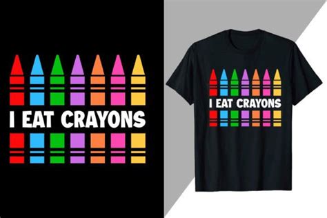 I Eat Crayons (9) Graphic by Merch trends · Creative Fabrica