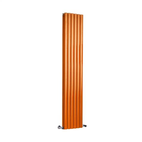 Milano Aruba Orange Vertical Double Panel Designer Radiator Various