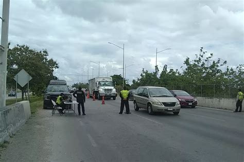 SSP Yucatán realiza operativo a vehículos con placas vencidas en el