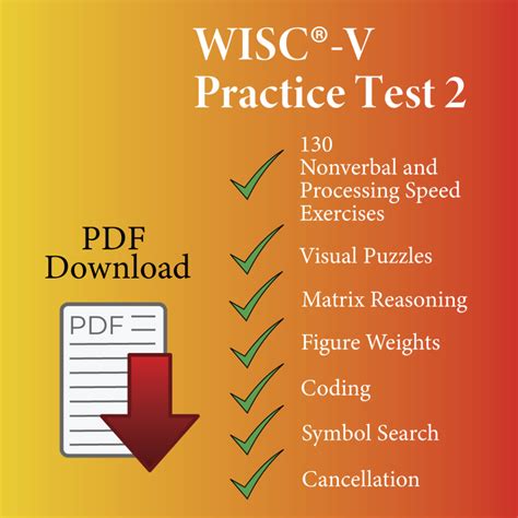 Wisc V Practice Test Iq Books And Iq Tests Wisc Test