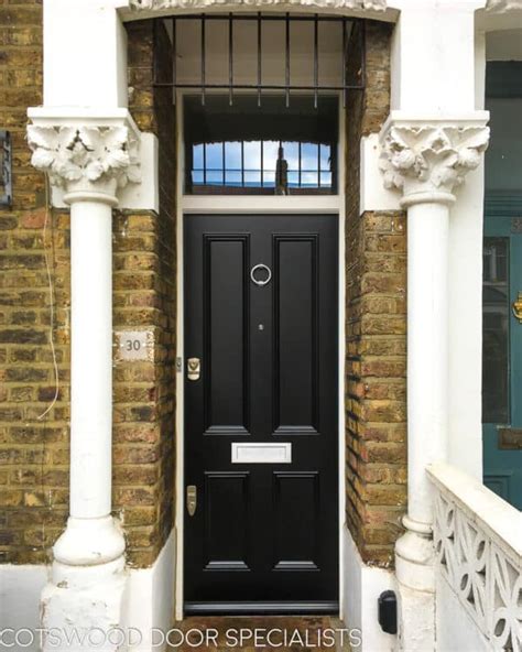 Black Victorian Front Door Cotswood Doors London