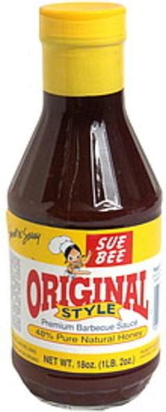 Suebee Original Style Sweet N Sassy Premium Barbecue Sauce 18 Oz