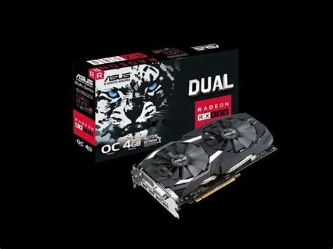 ASUS Radeon RX 580 DUAL OC DUAL RX580 O4G Graphics Card Unboxing And