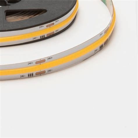 5W M 2700K Linear LED Strip Dimmable COB Dotless 5m Reel IP20