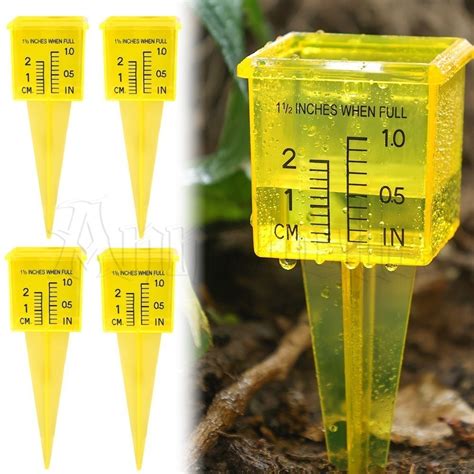 Rain Gauge Portable Rain Collect Measuring Instrument Rainfall