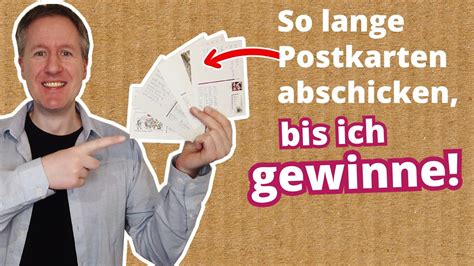 Ich Habe Postkarten Gewinnspiele Ausprobiert Gewonnen YouTube