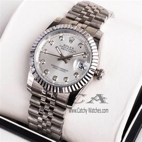 Rolex Watch For Women Silver Dial | Catchy Watches