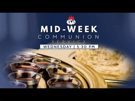 Mid Week Communion Service Wednesday Th May Lfc Lifecamp