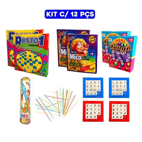 12 Brinquedos Prenda Junina Kit Lembrancinha Festa Shopee Brasil