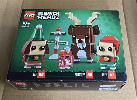 Lego Brickheadz Reindeer Elf And Elfie For Sale Online Ebay