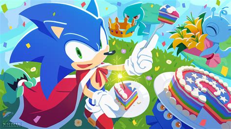 Yui Karasuno Sonic 30th Birthday Artwork Sonicthehedgehog