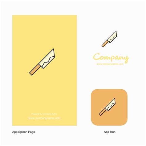 Knife Company Logo App Icon And Splash Page Design Creative Business