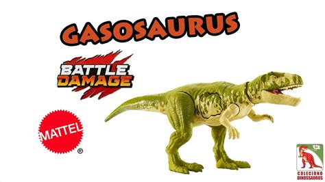 Gasosaurus Battle Damage Mattel Review Completo Youtube