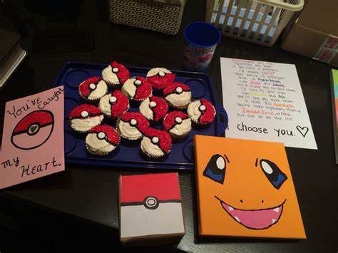 Pokemon Themed Valentines Day For My Boyfriend He Loved It Pokemon Valentine Ts Pokemon