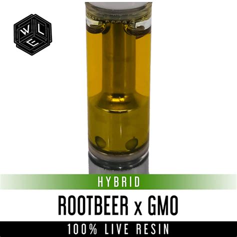 White Label Extracts Rootbeer X Gmo 100 Live Resin Cartridge 1 Gram