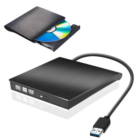 Zewnętrzny Przenośny Napęd DVD CD USB 3 0 Nagrywarka Odtwarzacz płyt CD