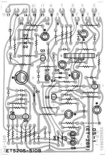 Boss DS 1 Distortion Guitar Pedal Schematic Diagram