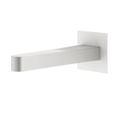 Mariner Kobra Bec Pour Robinetterie Murale De Lavabo Blanc Mat