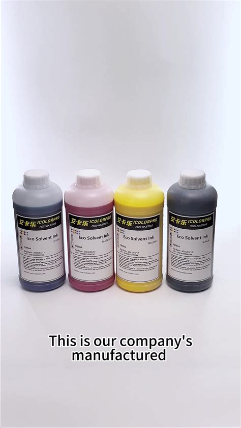 Ml Ink Eco Solvent For Billboards Banner Vehicle Body Light Box Dx