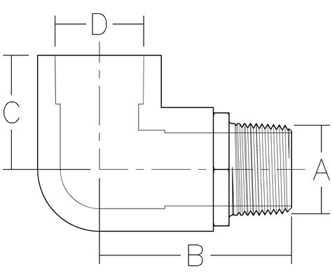 Series 726 90 Degree Socket Transition With Male Npt Poly Cam Inc®