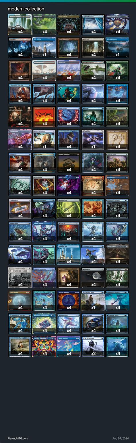 modern collection Magic: the Gathering Deck - Magic: The Gathering