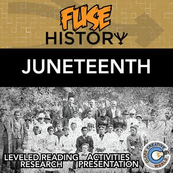 Juneteenth Guided Notes Leveled Reading Printable Activities