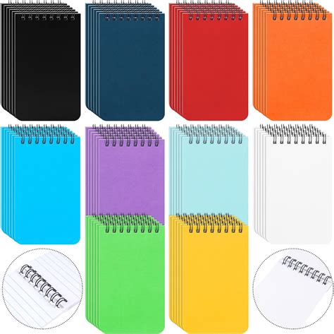 Amazon Pack Small Spiral Notebooks X Wirebound Top