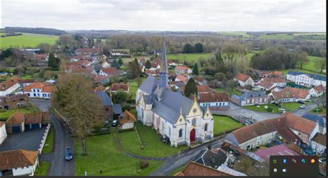 Douriez Vu Du Ciel Village De Douriez