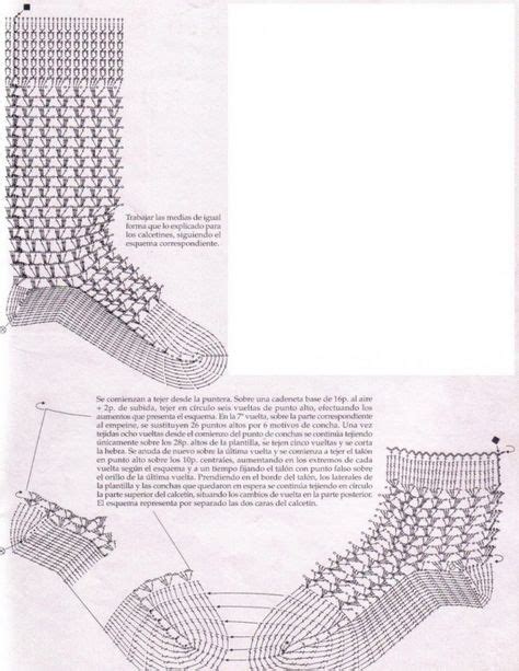 Crochet Socks Diagram Only New Crochet Patterns