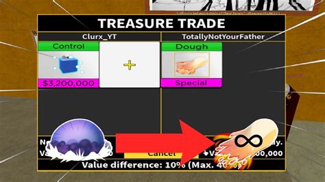 Trading From CONTROL To PERM DOUGH Pt1 Blox Fruits YouTube