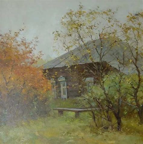 искусство | Painting, Landscape, Cottage painting