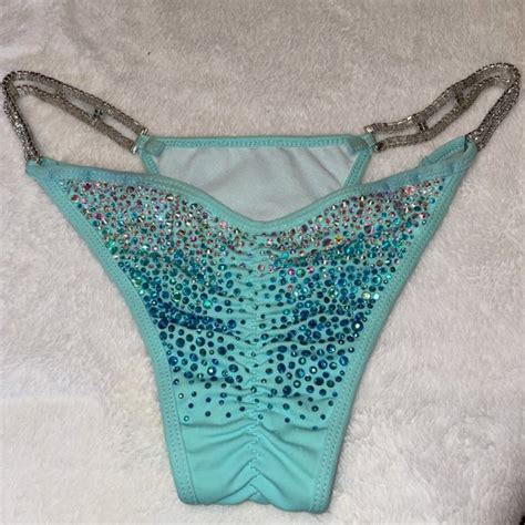 Muscle Dazzle Other Ocean Blue Competition Bikini Includes Tops