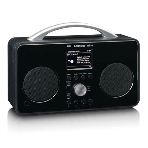 Lenco PIR 645 Internet DAB And FM Radio With Bluetooth Black At Gear4music