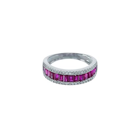 Ruby and Diamond Eternity Ring