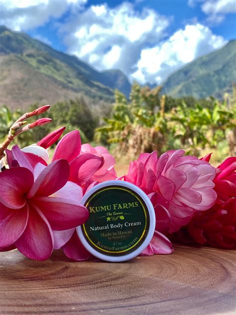 Natural Body Cream Kumu Farms Kumu Farms Maui