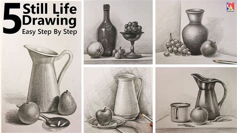 5 Still Life Drawing Ideas How To Draw Still Life Step By Step With