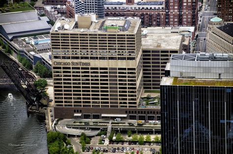 Chicago Sun Times Building Photograph By Thomas Woolworth