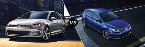 2017 Volkswagen Golf GTI vs 2017 Volkswagen Golf R