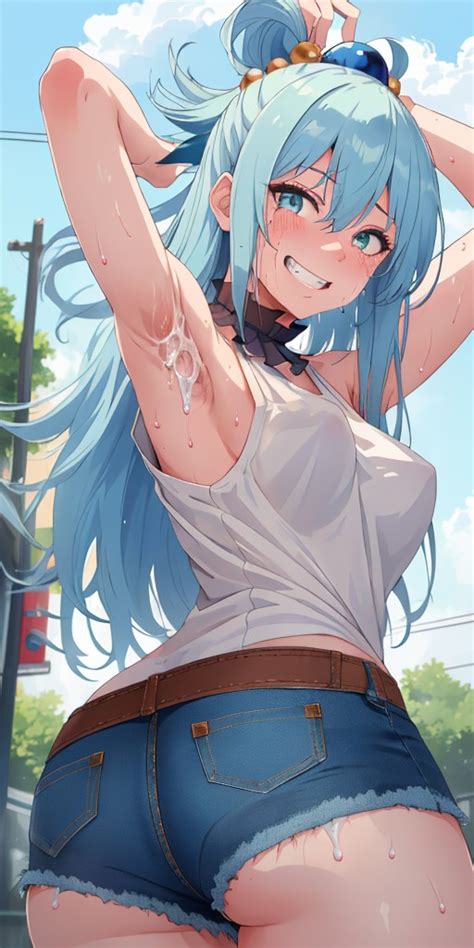 Rule 34 1girls Ai Generated Aqua Konosuba Armpit Armpit Fetish