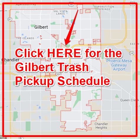 Gilbert Trash Schedule 2024 Bulk Pickup Holidays Maps